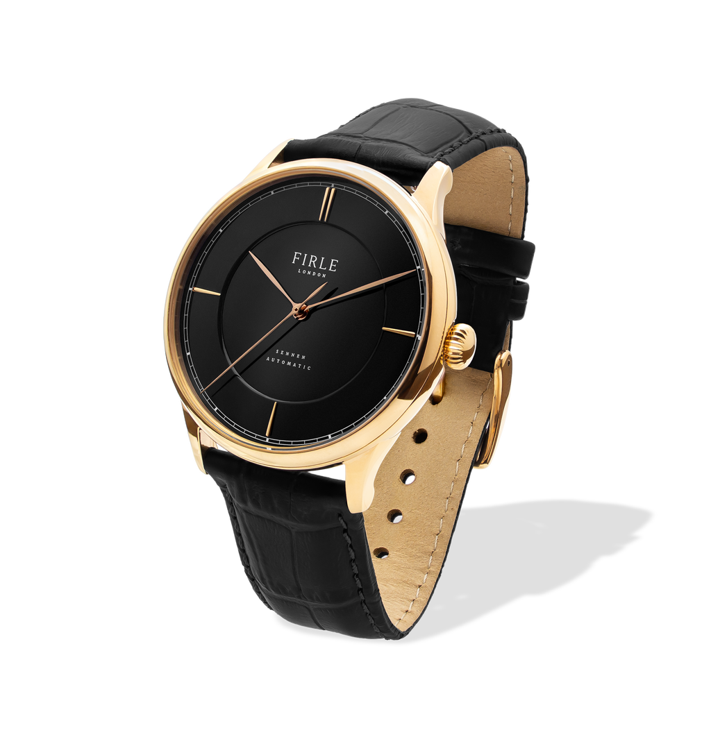 Gold and black watches clearance