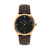 Sennen Automatic in Black & Gold - Firle Watches