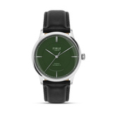 Sennen Automatic in Green & Silver - Firle Watches