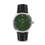 Sennen Automatic in Green & Silver - Firle Watches