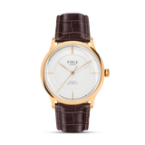 Sennen Automatic in White & Gold - Firle Watches