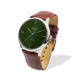 Sennen Automatic in Green & Silver - Firle Watches