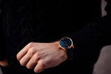 Sennen Automatic in Navy & Gold - Firle Watches