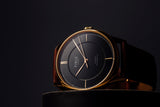 Sennen Automatic in Black & Gold - Firle Watches