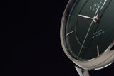 green and silver mens affordable dress watches